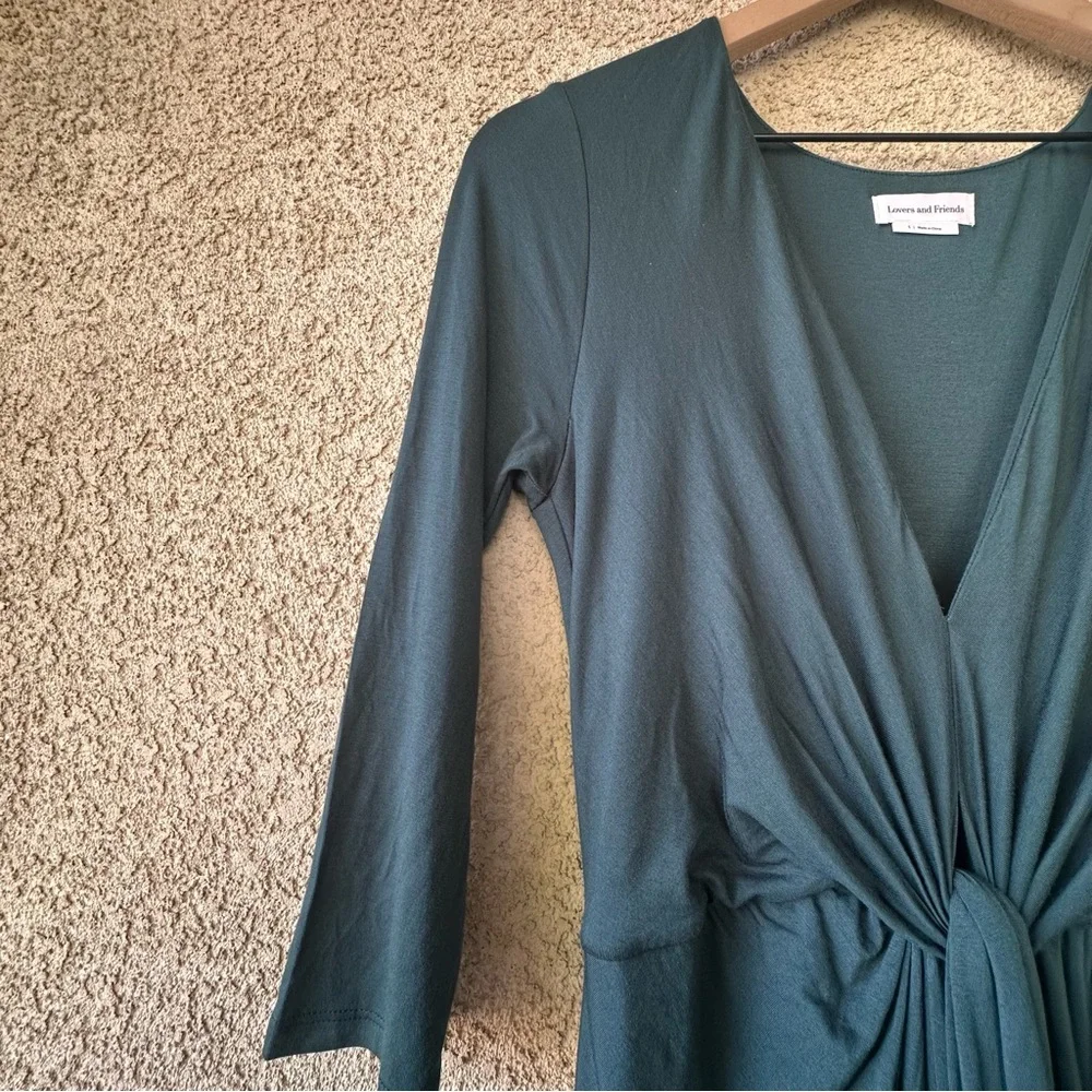 Lovers & Friends Sundance Maxi Dress in Everglade Green - Picture 6 of 12